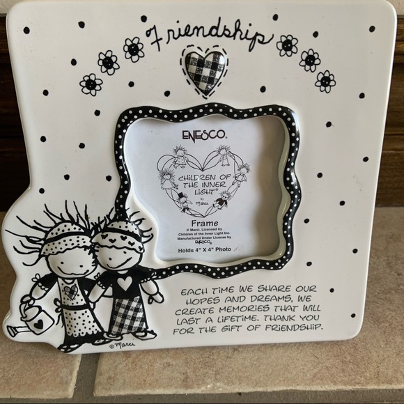 Marci Children Friendship 4” x 4” Frame - Picture 2 of 3